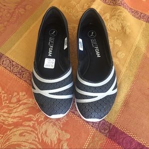 puma vega mesh ballet flats
